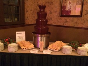 chocolate fountain