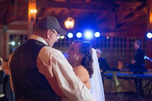 Wedding dance in Pavilion at Orchard Ridge Farms
