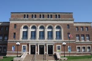 front of bloomington center of performing arts