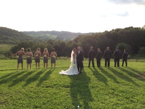 Breitenbach Winery Tool Shed Wedding Party 