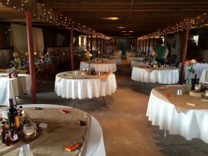 First floor of O'Brien barn in Brooklyn, Wisconsin