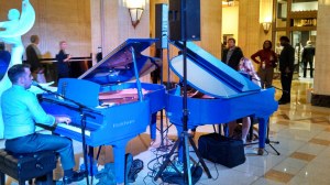 We got to play on the famous Blue Baldwin Pianos thanks to Crystal Lake's Piano Trends!
