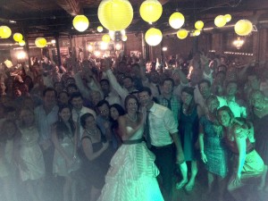 Bride/Groom and Guests at Salvage One