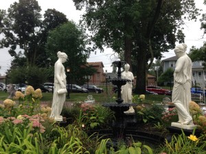Maxwell Mansion Statues