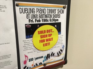 Dueling Pianos: Sold Out!