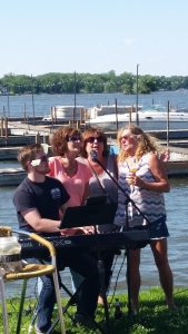 ladies singing along at cabana's