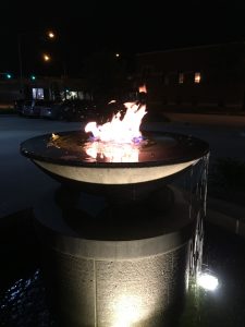 fire feature at hotel blackhawk
