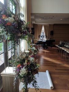 Flower arrangement Arrowhead Golf Club Wedding