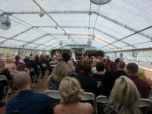 bird haven greenhouse wedding