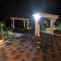 Silver Lakes Wedding outdoor patio