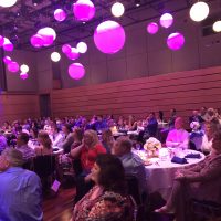 Overture Center Wedding lights