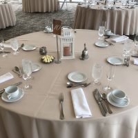 Marriott Lincolnshire Resort Wedding table setting