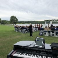 Waldenwoods Resort Wedding lakeside ceremony