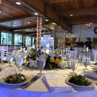 Chicago Yacht Club Wedding table setting