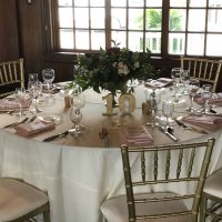 Waldenwoods Resort Wedding table setting