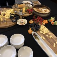 Tea Room Corporate Event cheese spread