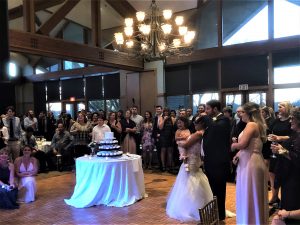 Felix & Fingers preparing wedding guests for a night of fun at Eagle Ridge Resort & Spa.