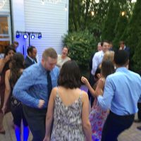 Barrington Home Backyard Wedding dancers