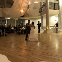 Chateaux Winter Wedding first dance