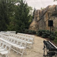 Brookfield Zoo Wedding ceremony space