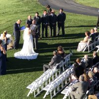 Eaglewood Resort Wedding ceremony