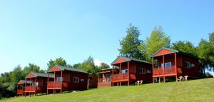 Skydive Chicago cabins are perfect for their overnight events.