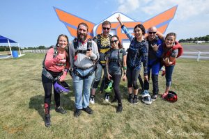 Skydive Chicago hosts a week long event for thrill seekers.