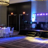 Hyatt Regency Schaumburg Wedding stage area