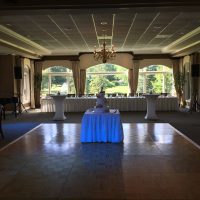 Crystal Lake Country Club Wedding dance floor