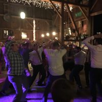 Bennett Barn Wedding Event dancing men