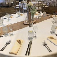 Galena Eagle Ridge Wedding table decor