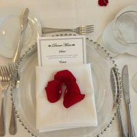 Hyatt Regency Schaumburg Wedding place setting