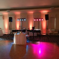 Guyan Country Club Wedding stage area