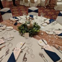 Bolingbrook Golf Club Wedding table setting