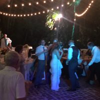 Sunken Gardens Florida Wedding dance floor