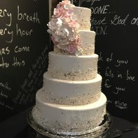 Olde 41 Hard Rock Wedding cake