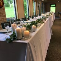 Slovenian Catholic Cultural Center Wedding table