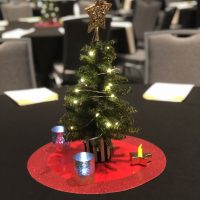 Texas Gas Holiday Party centerpiece