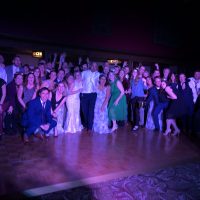 Indiana Memorial Union Wedding crowd