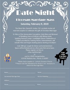 Peoria Catholic Diocese Date Night