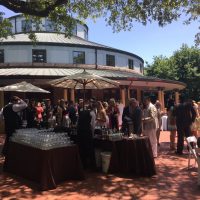 Audubon Tea Room Wedding courtyard