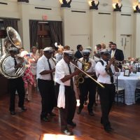 Audubon Tea Room Wedding second line band