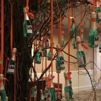 Westin Canal Place Wedding champagne tree