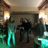 Lake Geneva 50th Birthday Party dancing girls