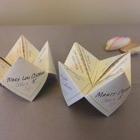 ThunderHawk Golf Club Wedding fun place cards