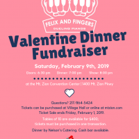 Mount Zion Parks Valentine Fundraiser flyer