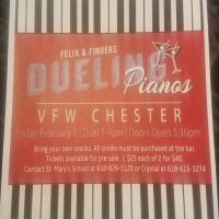 Chester VFW Fundraiser flyer