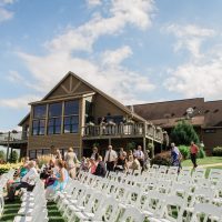 Milford Hills Hunt Club Wedding outdoor view