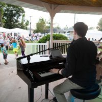 Coal City Community Event stage view