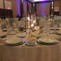 Blue Chip Casino Wedding table setting